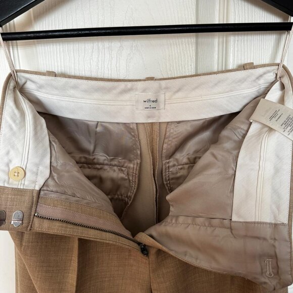 Aritzia Effortless Pant - Heathered Oakwood, Size 4 - Picture 5 of 11